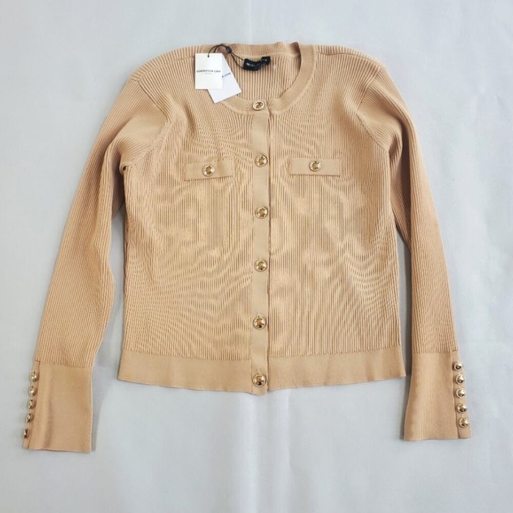 NWT$298 Generation Love Pennie Rib-Knit Cardigan Sweater Sz XL - Picture 7 of 16